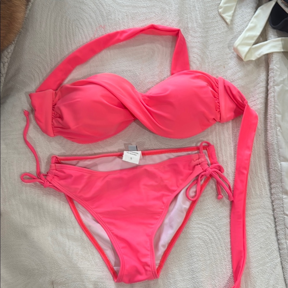 Vibrant Pink Bikini Set